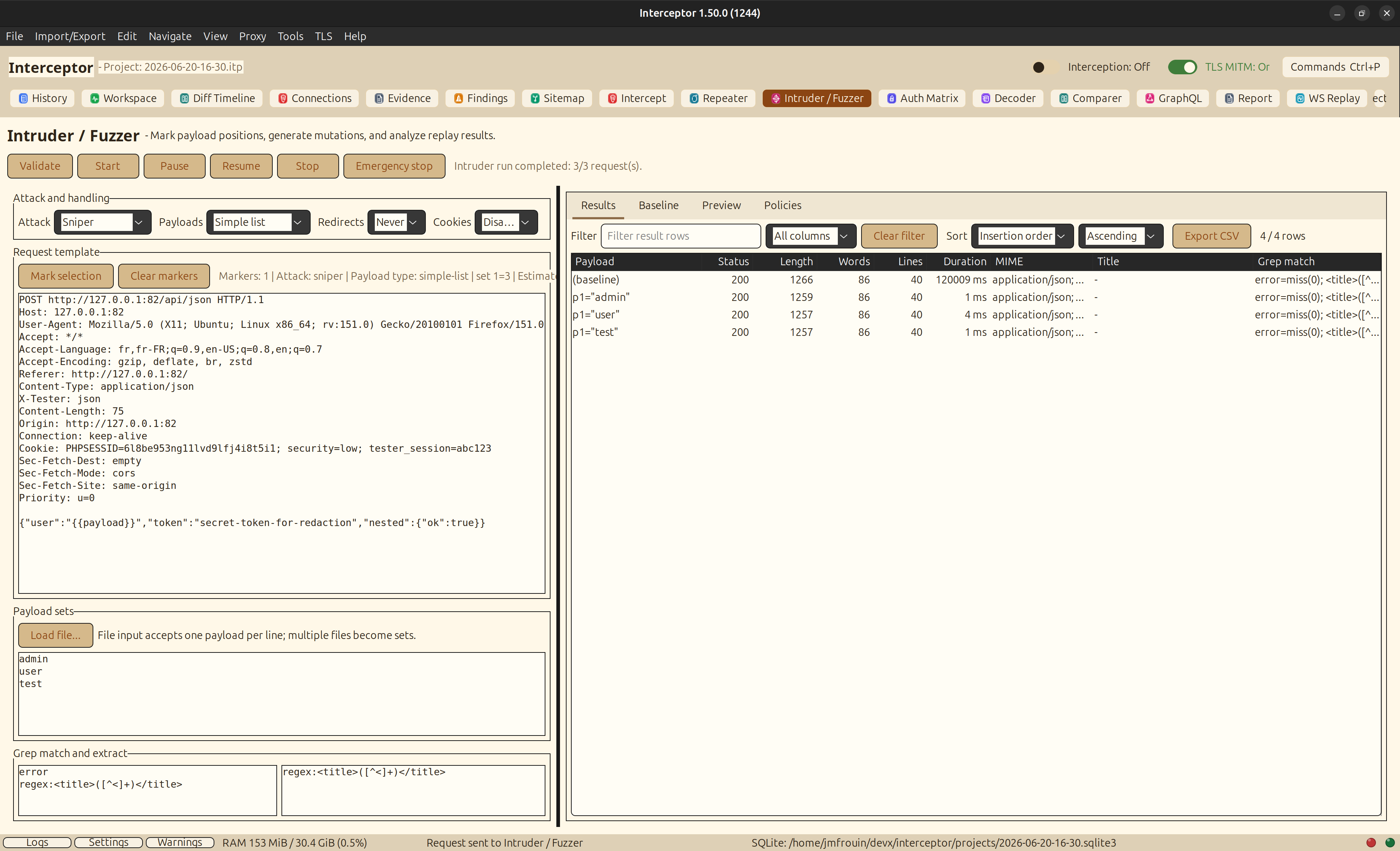 Interceptor Attacker screenshot